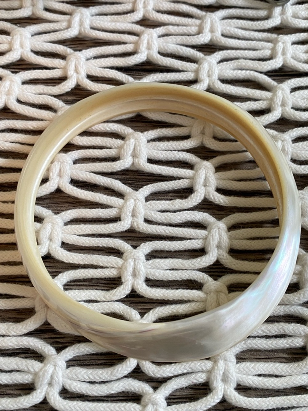 Mother of Pearl Bangle Bracelet - Picture 8 of 16